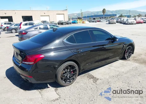 2019 Genesis G70 3.3T Advanced from USA, damaged, VIN KMTG34LE4KU018387